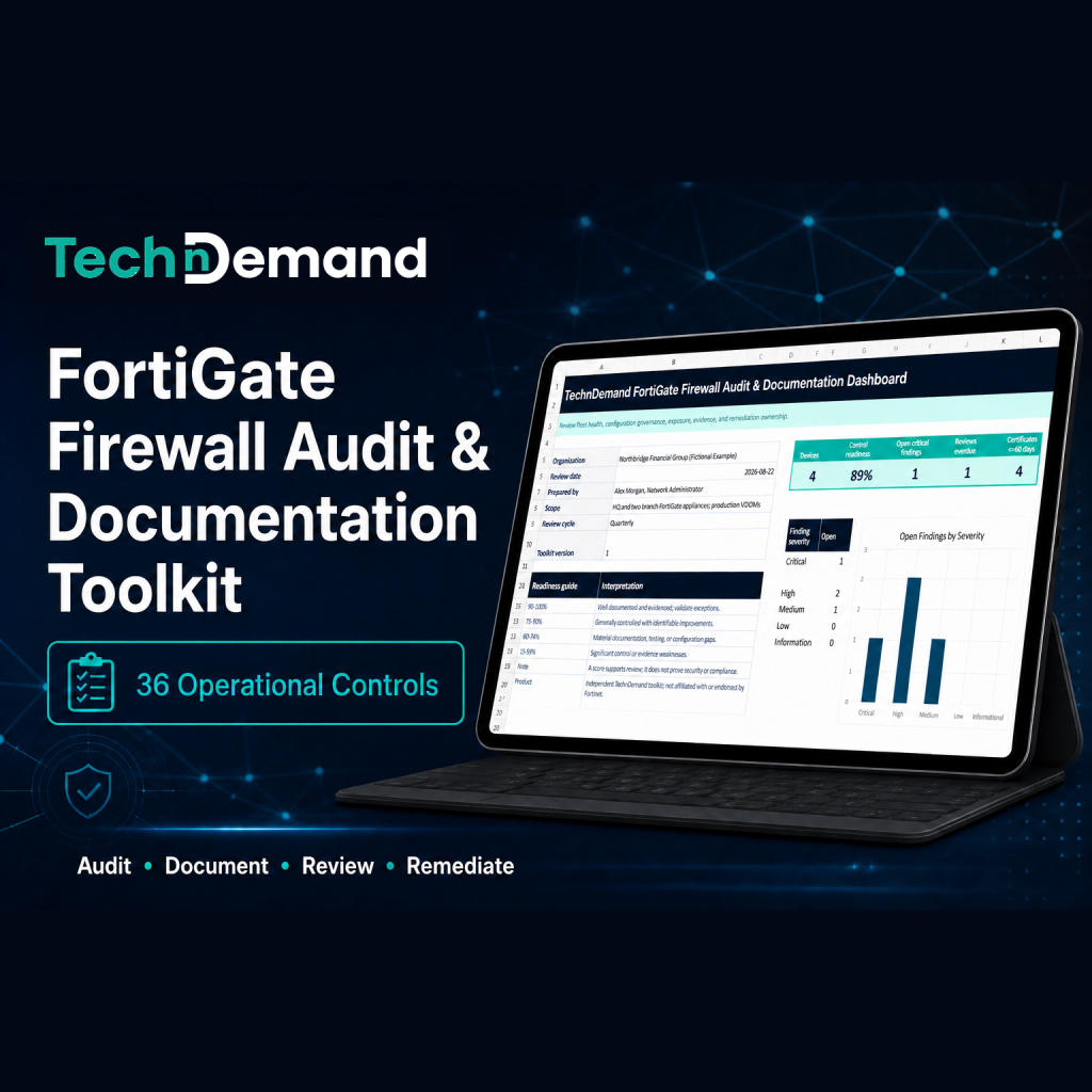TechnDemand FortiGate Firewall Audit & Documentation Toolkit